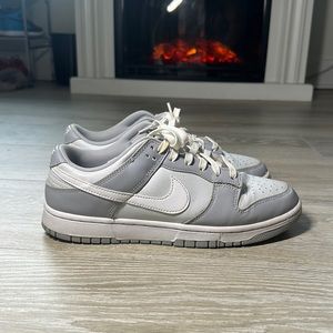 Nike Dunk Low Pure Platinum Two Tone Grey | Men's Size 9